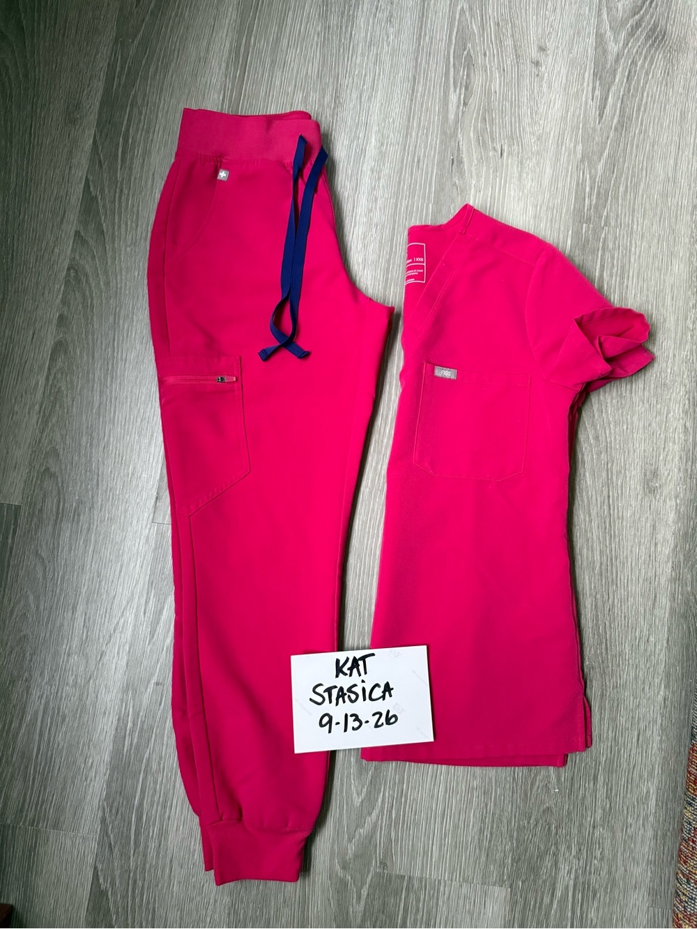 Figs Scrubs in Ultra Rose